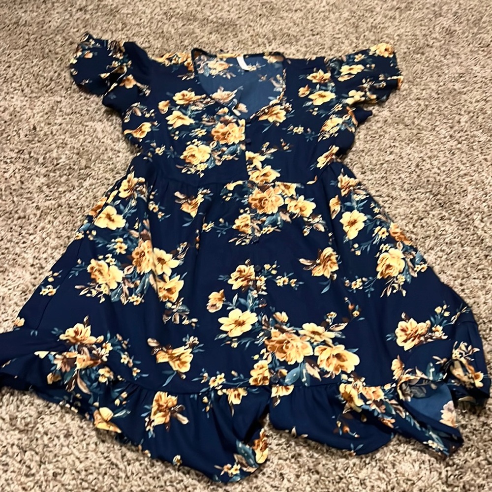 Floral print dress